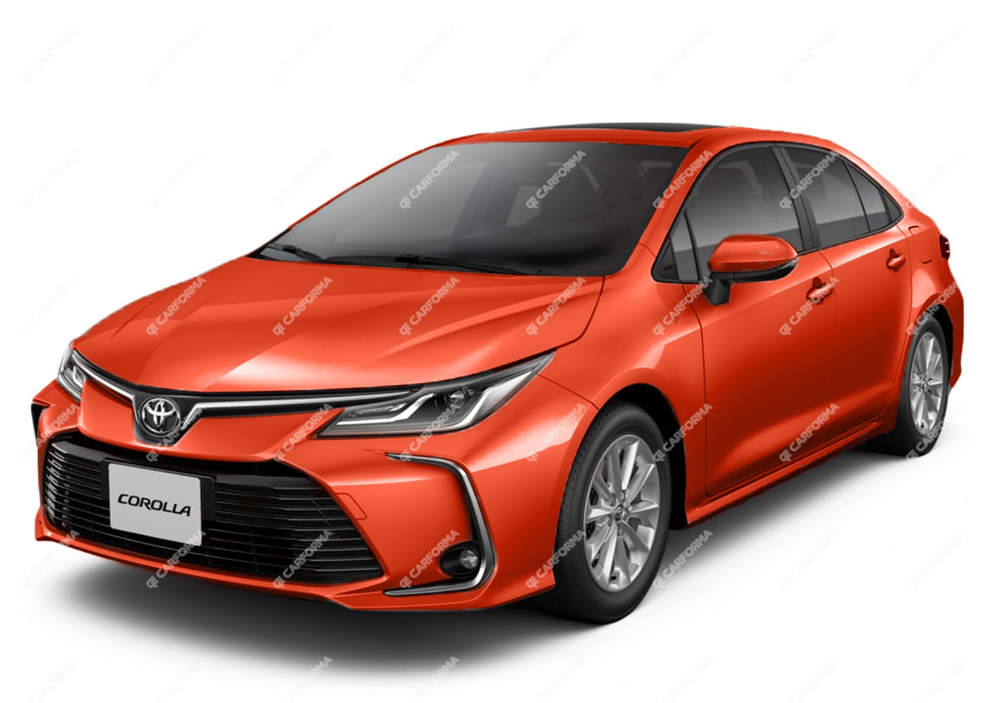 Ворсовые коврики на Toyota Corolla (E21) 2018 - 2025