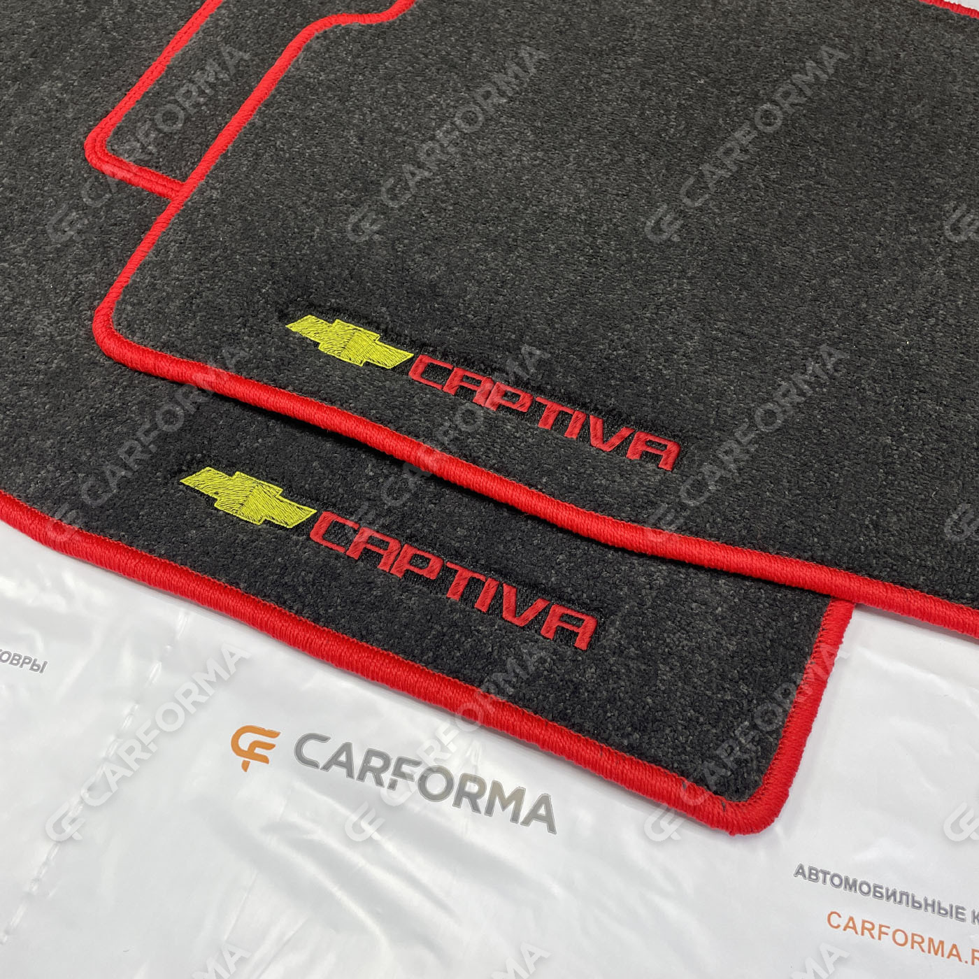 Ворсовые коврики на Chevrolet Captiva 2006&nbsp;-&nbsp;2016 в Чите