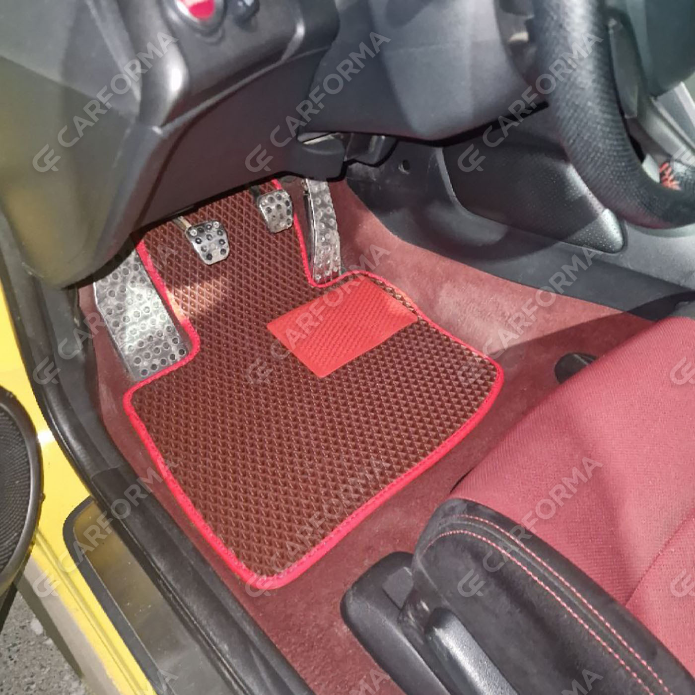 Ворсовые коврики на Honda Civic VIII 3d 2006&nbsp;-&nbsp;2011 в Чите