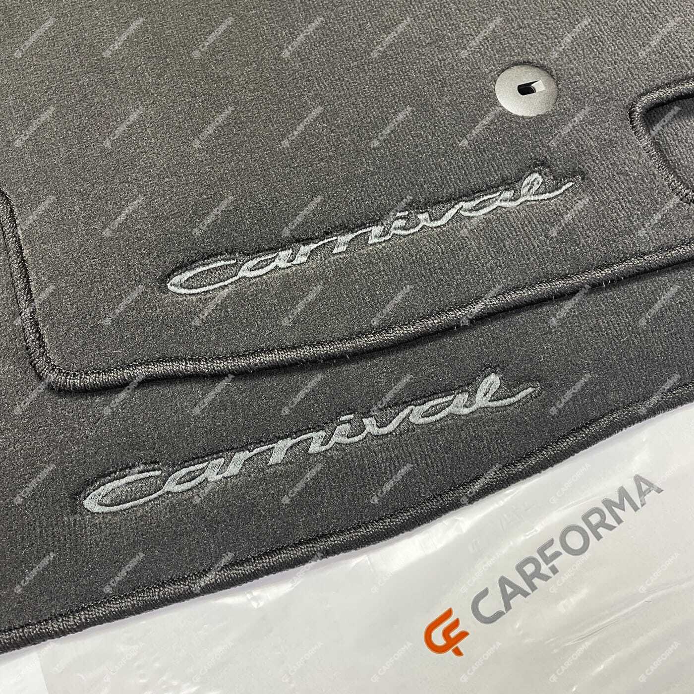 Коврики на KIA Carnival IV 7 мест без оттоманок 2020&nbsp;-&nbsp;2025 в Чите