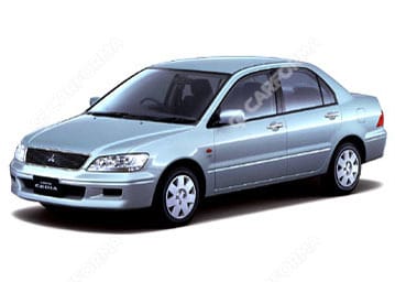 Ворсовые коврики на Mitsubishi Lancer Cedia 2000 - 2004