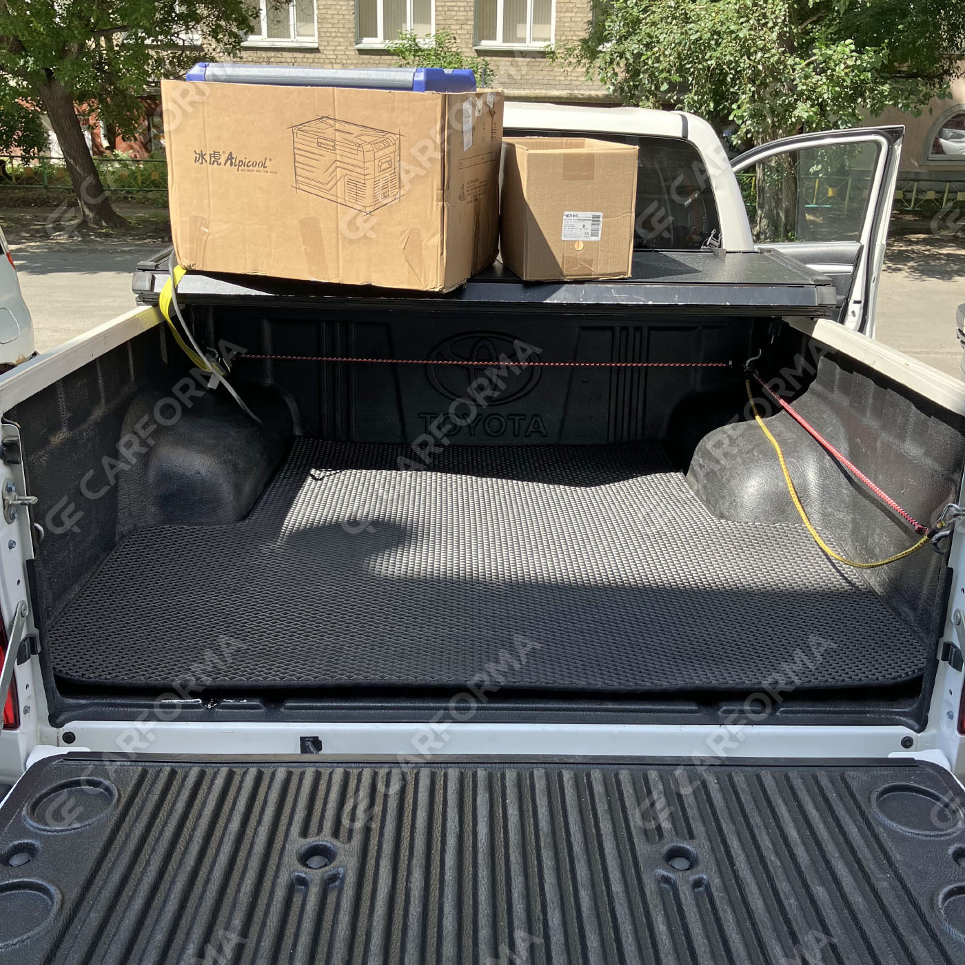 Ворсовые коврики на Toyota Hilux VII 2008&nbsp;-&nbsp;2015 в Чите