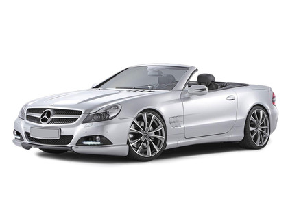 Ворсовые коврики на Mercedes SL (R230) 2001 - 2011 в Чите