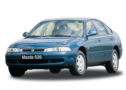 Ворсовые коврики на Mazda 626 1991 - 1997 в Чите