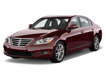 Ворсовые коврики на Hyundai Genesis I 2008 - 2014 в Чите