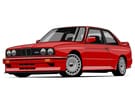 Ворсовые коврики на BMW 3 (E30) 1982 - 1994 в Чите
