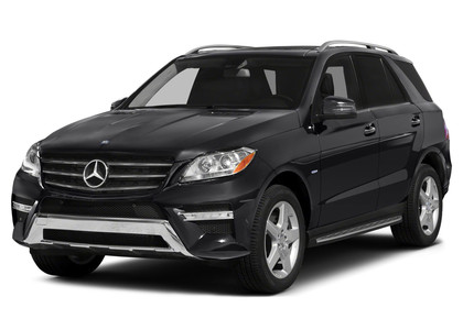 Ворсовые коврики на Mercedes ML (W166) 2011 - 2015 в Чите