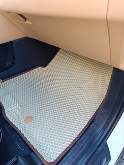 Коврики на KIA Carnival IV 7 мест с оттоманками 2020 - 2025 в Чите Коврики на KIA Carnival IV 7 мест с оттоманками 2020 - 2025 в Чите