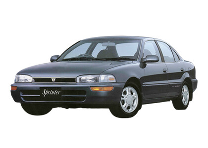Ворсовые коврики на Toyota Sprinter (E10) 1991 - 2002 в Чите