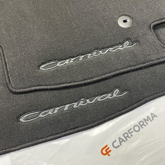 Коврики на KIA Carnival III 7 мест 2014 - 2021 в Чите Коврики на KIA Carnival III 7 мест 2014 - 2021 в Чите