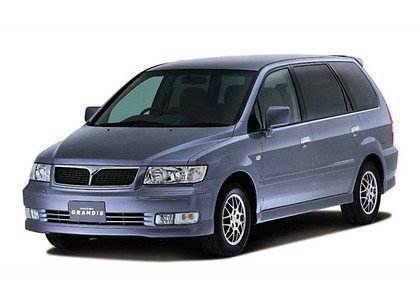Ворсовые коврики на Mitsubishi Chariot Grandis 1997 - 2003 в Чите
