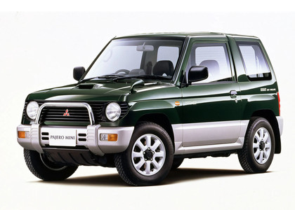 Ворсовые коврики на Mitsubishi Pajero Mini I 1994 - 1998 в Чите
