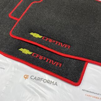 Ворсовые коврики на Chevrolet Captiva 2006&nbsp;-&nbsp;2016 в Чите