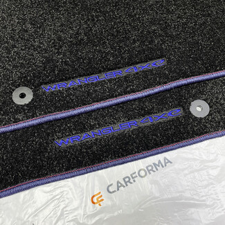 Ворсовые коврики на Jeep Wrangler (JL) 2017 - 2025 в Чите Ворсовые коврики на Jeep Wrangler (JL) 2017 - 2025 в Чите