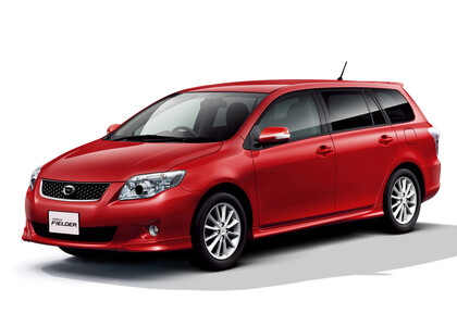 Ворсовые коврики на Toyota Corolla Fielder (E14) 2006 - 2012 в Чите
