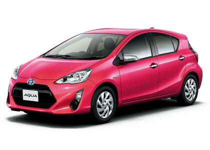 Ворсовые коврики на Toyota Aqua (P10) 2011 - 2021 в Чите