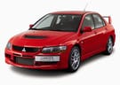 Коврики на Mitsubishi Lancer Evolution IX 2005 - 2007 в Чите