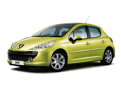 Ворсовые коврики на Peugeot 207 2006 - 2012 в Чите