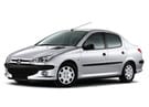 Ворсовые коврики на Peugeot 206 1998 - 2012 в Чите