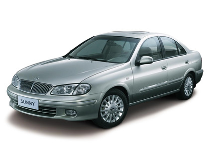 Ворсовые коврики на Nissan Sunny (N16) 2000 - 2005 в Чите