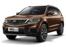 Ворсовые коврики на Geely Emgrand X7 второй рестайлинг 2019 - 2022 в Чите