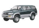 Ворсовые коврики на Toyota Hilux Surf III 1995 - 2002 в Чите