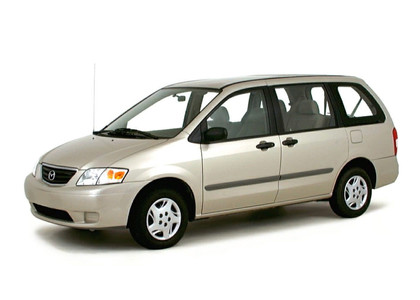 Ворсовые коврики на Mazda MPV II 1999 - 2006 в Чите