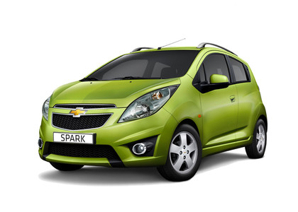 Ворсовые коврики на Chevrolet Spark III 2009 - 2023 в Чите