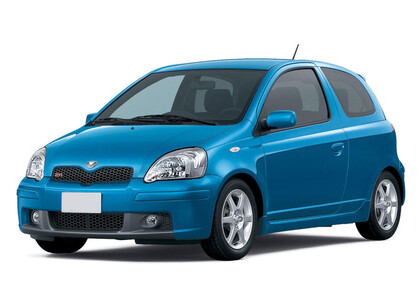 Ворсовые коврики на Toyota Vitz I 1998 - 2005 в Чите