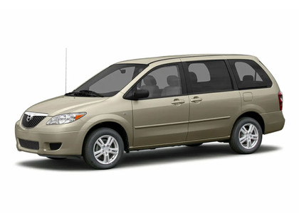 Ворсовые коврики на Mazda MPV II 1999 - 2006 в Чите