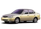 Ворсовые коврики на Hyundai Accent 1999 - 2012 в Чите