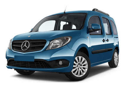 Ворсовые коврики на Mercedes Citan (W415) 2012 - 2020 в Чите
