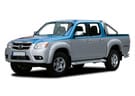 Ворсовые коврики на Mazda BT-50 I 2006 - 2012 в Чите