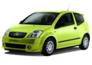 Ворсовые коврики на Citroen C2 2003 - 2009 в Чите