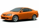 Ворсовые коврики на Acura RSX 2001 - 2006 в Чите
