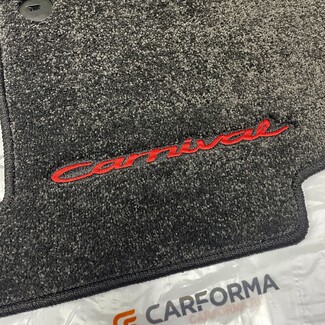 Коврики на KIA Carnival IV 7 мест с оттоманками 2020 - 2025 в Чите Коврики на KIA Carnival IV 7 мест с оттоманками 2020 - 2025 в Чите