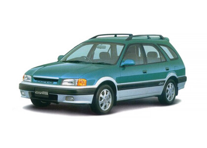Ворсовые коврики на Toyota Sprinter Carib (E11) 1995 - 2002 в Чите